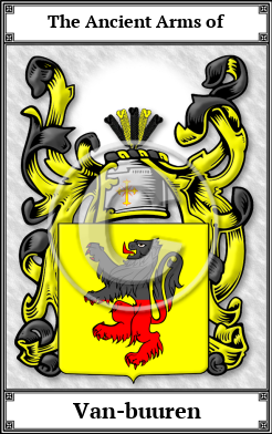 Van-buuren Family Crest Download (JPG)  Book Plated - 150 DPI