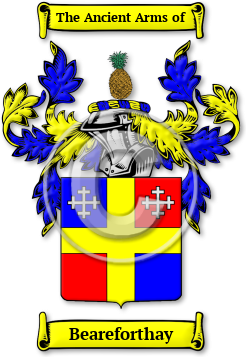 Beareforthay Family Crest Download (jpg) Legacy Series - 150 DPI