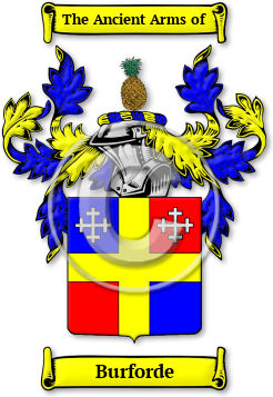 Burforde Family Crest Download (jpg) Legacy Series - 150 DPI