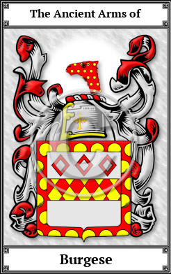 Burgese Family Crest Download (JPG)  Book Plated - 150 DPI