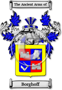 Borghoff Family Crest Download (jpg) Legacy Series - 150 DPI