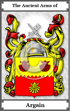 Argain Family Crest Download (JPG)  Book Plated - 150 DPI
