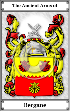 Bergane Family Crest Download (JPG)  Book Plated - 150 DPI