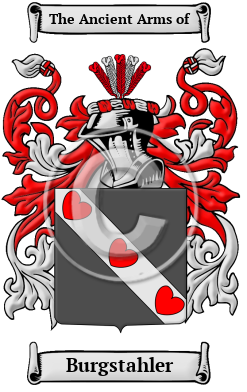 Burgstahler Family Crest Download (JPG) Heritage Series - 600 DPI