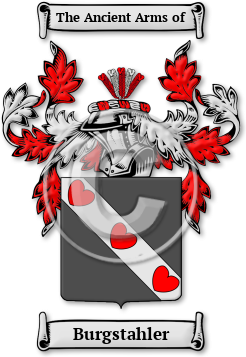 Burgstahler Family Crest Download (jpg) Legacy Series - 150 DPI