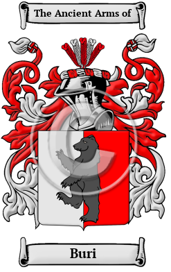 Buri Family Crest Download (JPG) Heritage Series - 600 DPI