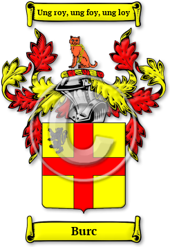 Burc Family Crest Download (jpg) Legacy Series - 150 DPI