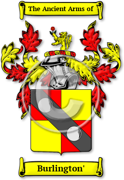Burlington' Family Crest Download (jpg) Legacy Series - 150 DPI
