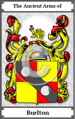 Burlton Family Crest Download (JPG)  Book Plated - 150 DPI