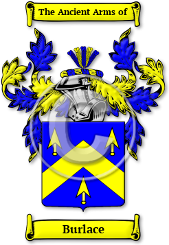Burlace Family Crest Download (jpg) Legacy Series - 150 DPI