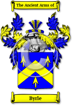 Byrle Family Crest Download (jpg) Legacy Series - 150 DPI