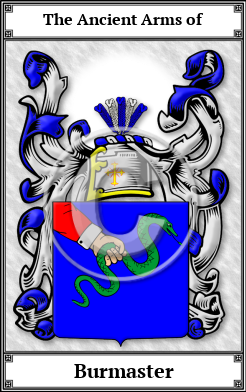 Burmaster Family Crest Download (JPG)  Book Plated - 150 DPI