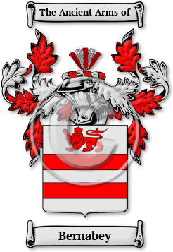 Bernabey Family Crest Download (jpg) Legacy Series - 150 DPI