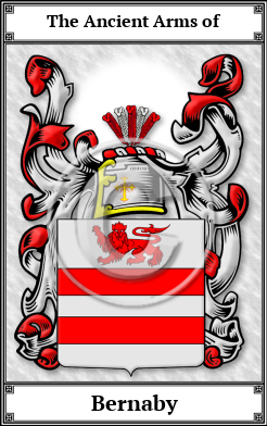 Bernaby Family Crest Download (JPG) Book Plated - 600 DPI