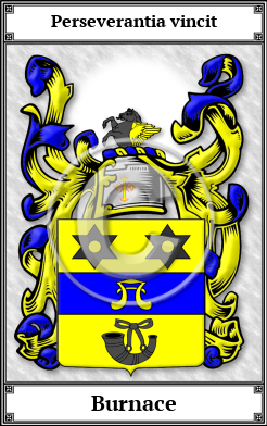 Burnace Family Crest Download (JPG)  Book Plated - 150 DPI