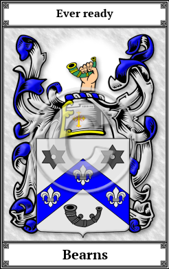 Bearns Family Crest Download (JPG)  Book Plated - 150 DPI