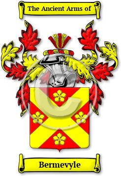 Bermevyle Family Crest Download (jpg) Legacy Series - 150 DPI