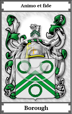 Borough Family Crest Download (JPG)  Book Plated - 150 DPI