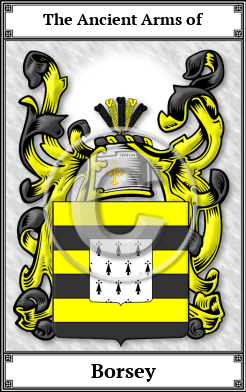 Borsey Family Crest Download (JPG) Book Plated - 600 DPI