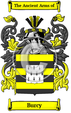 Burcy Family Crest Download (JPG) Heritage Series - 600 DPI