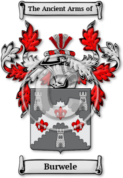 Burwele Family Crest Download (jpg) Legacy Series - 150 DPI