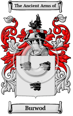 Burwod Family Crest/Coat of Arms