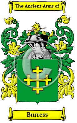 Burress Family Crest/Coat of Arms