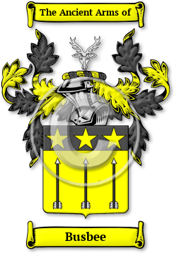 Busbee Family Crest Download (jpg) Legacy Series - 150 DPI