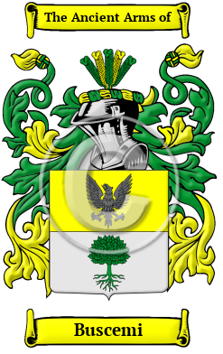 Buscemi Family Crest/Coat of Arms