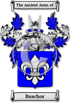 Buschor Family Crest Download (jpg) Legacy Series - 150 DPI