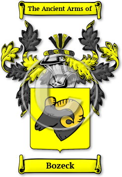 Bozeck Family Crest Download (JPG) Legacy Series - 600 DPI