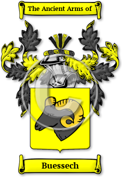 Buessech Family Crest Download (jpg) Legacy Series - 150 DPI