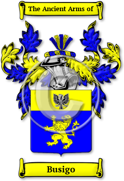 Busigo Family Crest Download (JPG) Legacy Series - 600 DPI