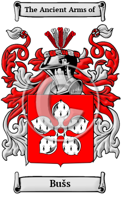 Bušs Family Crest Download (JPG) Heritage Series - 300 DPI