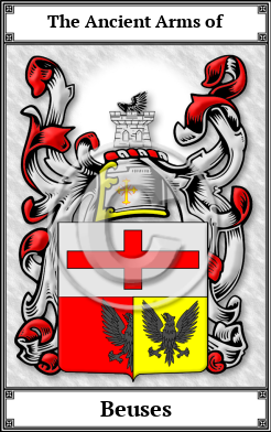 Beuses Family Crest Download (JPG)  Book Plated - 150 DPI