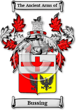 Bussing Family Crest Download (jpg) Legacy Series - 150 DPI
