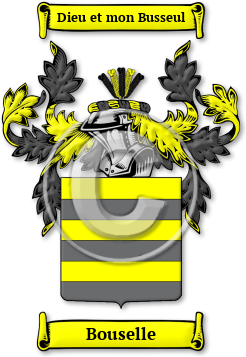 Bouselle Family Crest Download (JPG) Legacy Series - 600 DPI