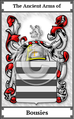 Bousies Family Crest Download (JPG)  Book Plated - 150 DPI