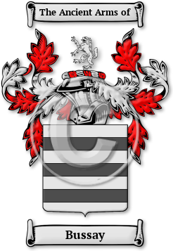 Bussay Family Crest Download (jpg) Legacy Series - 150 DPI