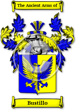 Bustillo Family Crest Download (jpg) Legacy Series - 150 DPI