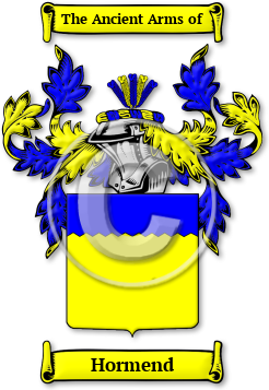 Hormend Family Crest Download (JPG) Legacy Series - 600 DPI
