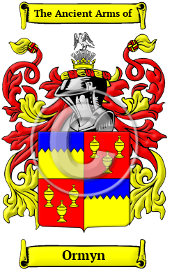 Ormyn Family Crest/Coat of Arms