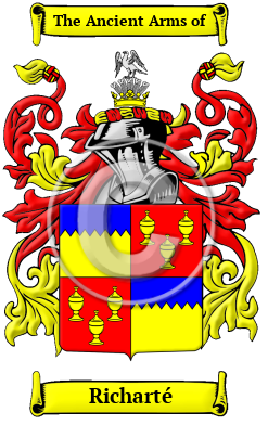 Richarté Family Crest Download (JPG) Heritage Series - 300 DPI