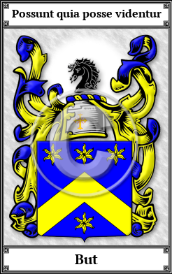 But Family Crest Download (JPG)  Book Plated - 150 DPI
