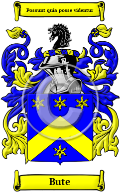 Bute Family Crest Download (JPG) Heritage Series - 600 DPI