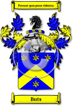 Buts Family Crest Download (jpg) Legacy Series - 150 DPI