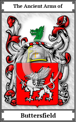 Buttersfield Family Crest Download (JPG)  Book Plated - 150 DPI