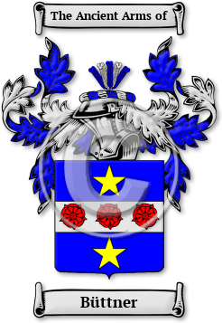 Büttner Family Crest Download (jpg) Legacy Series - 150 DPI