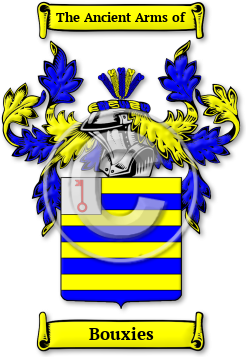 Bouxies Family Crest Download (jpg) Legacy Series - 150 DPI