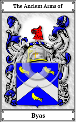 Byas Family Crest Download (JPG)  Book Plated - 150 DPI